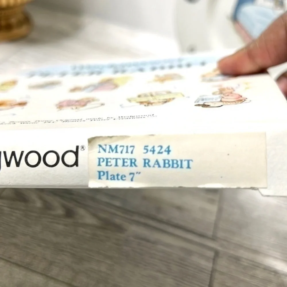 Wedgwood Beatrix Potter Peter Rabbit 7” Plate Number 48 in Original Box
